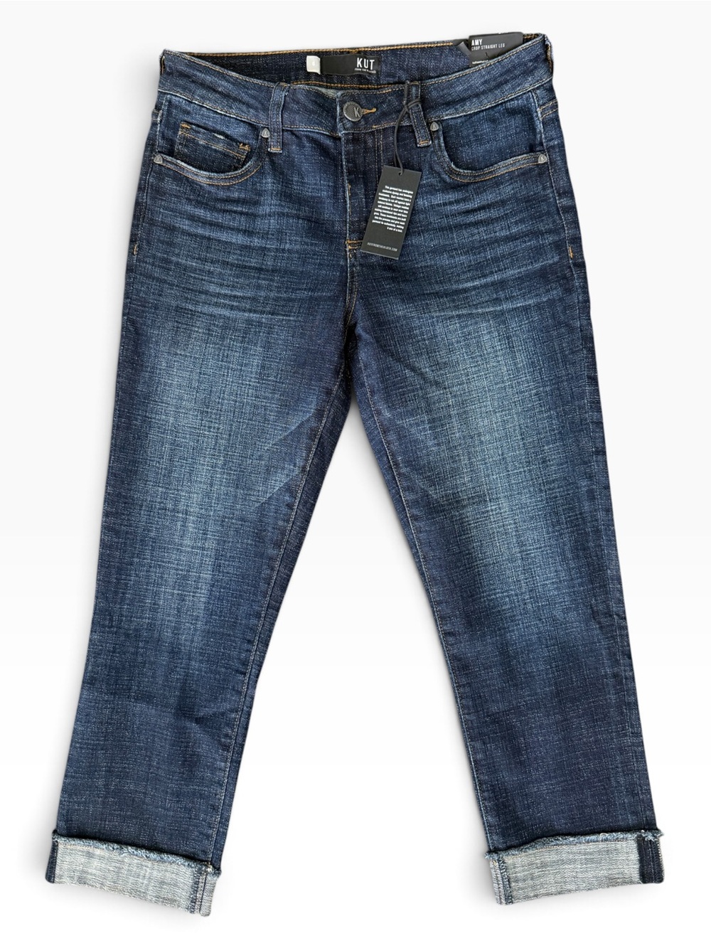 NWT Women’s Kut from the Kloth Any Crop Straight Leg Jeans - Size 6